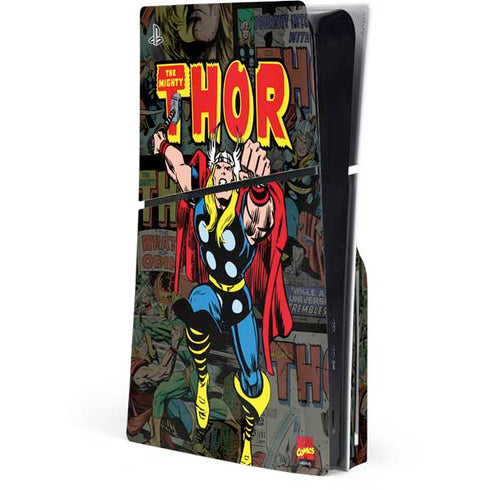 Marvel Classic Comics The Mighty Thor Vintage PlayStation PS5 Skins